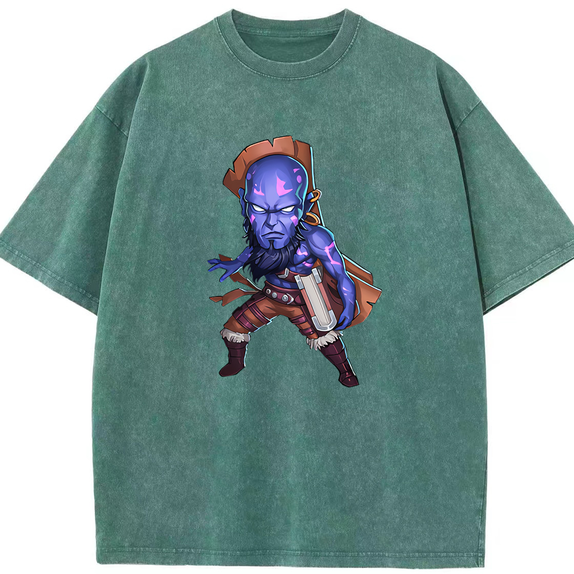 （画像用） リーグ・オブ・レジェンド League of Legends LOL 綿100% ヴィンテージ風 半袖Tシャツ（フロントプリント）